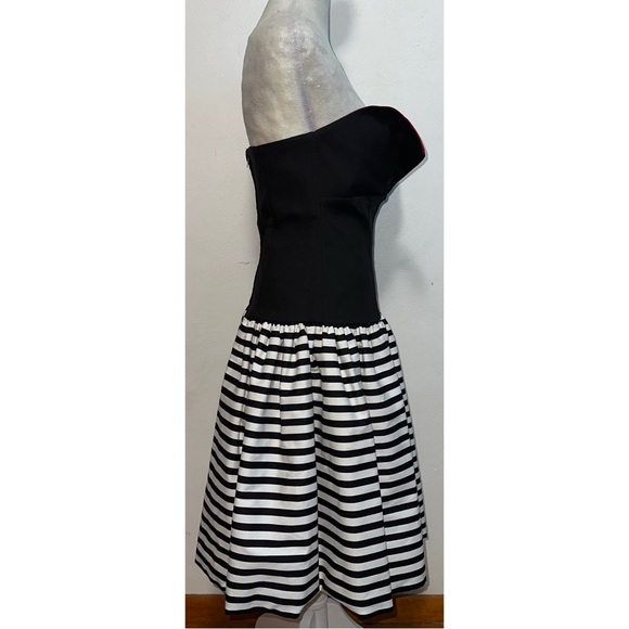 Vintage Union Made Striped & Polka Dotted Mini Dress - Picture 7 of 15